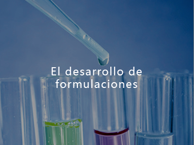 El desarrollo de formulaciones